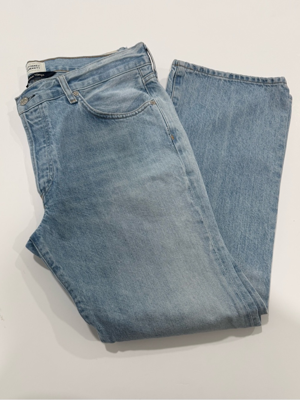 Citizens Of Humanity Ryan Low Slung Vintage Bootcut Jeans Lite Blue Wash Size 30 - Picture 3 of 11